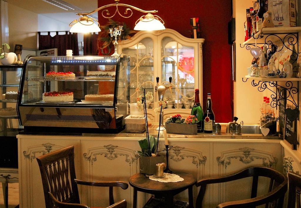 Cafe 28 & Pension Am Markt Wißmar Zewnętrze zdjęcie
